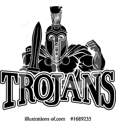 Royalty-Free (RF) Trojans Clipart Illustration by AtStockIllustration - Stock Sample #1689235