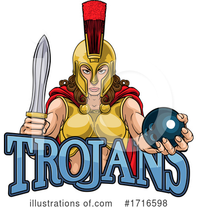 Royalty-Free (RF) Trojans Clipart Illustration by AtStockIllustration - Stock Sample #1716598