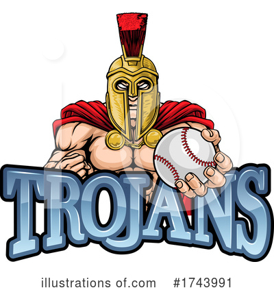 Royalty-Free (RF) Trojans Clipart Illustration by AtStockIllustration - Stock Sample #1743991