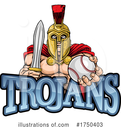 Royalty-Free (RF) Trojans Clipart Illustration by AtStockIllustration - Stock Sample #1750403