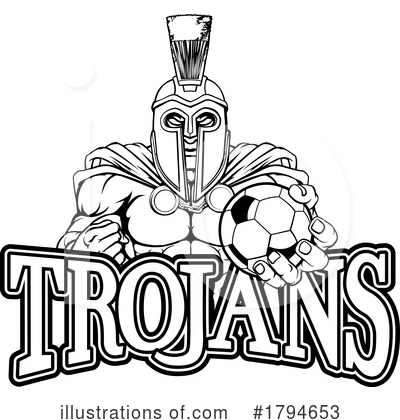 Royalty-Free (RF) Trojans Clipart Illustration by AtStockIllustration - Stock Sample #1794653