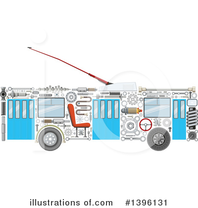Royalty-Free (RF) Trolley Clipart Illustration by Vector Tradition SM - Stock Sample #1396131