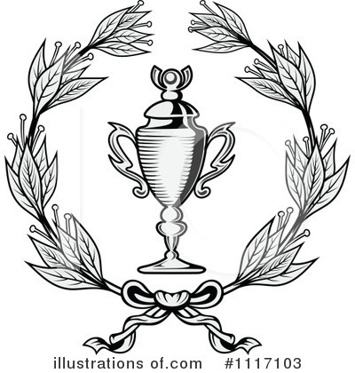 Trophy Cup Clipart #1117103 by Vector Tradition SM