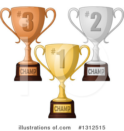 Royalty-Free (RF) Trophy Clipart Illustration by Liron Peer - Stock Sample #1312515