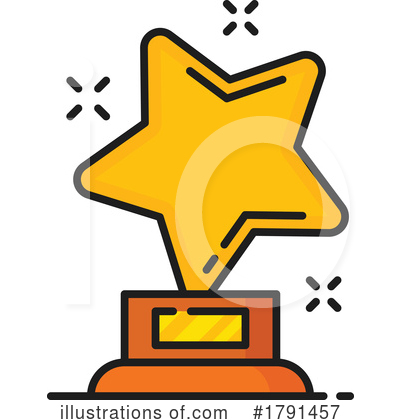 Royalty-Free (RF) Trophy Clipart Illustration by Vector Tradition SM - Stock Sample #1791457
