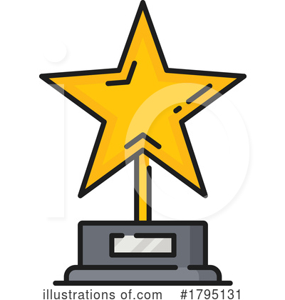 Royalty-Free (RF) Trophy Clipart Illustration by Vector Tradition SM - Stock Sample #1795131