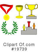 Trophy Clipart #19739 by AtStockIllustration