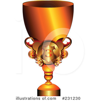 Royalty-Free (RF) Trophy Clipart Illustration by MilsiArt - Stock Sample #231230