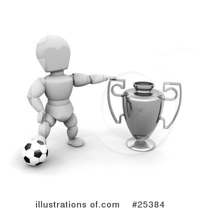 Royalty-Free (RF) Trophy Clipart Illustration by KJ Pargeter - Stock Sample #25384