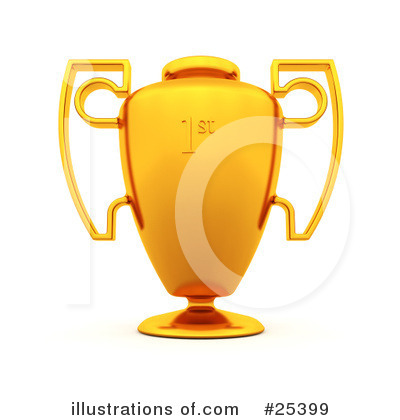 Royalty-Free (RF) Trophy Clipart Illustration by KJ Pargeter - Stock Sample #25399