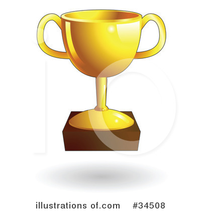 Royalty-Free (RF) Trophy Clipart Illustration by AtStockIllustration - Stock Sample #34508