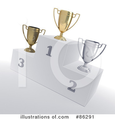 Royalty-Free (RF) Trophy Clipart Illustration by Mopic - Stock Sample #86291