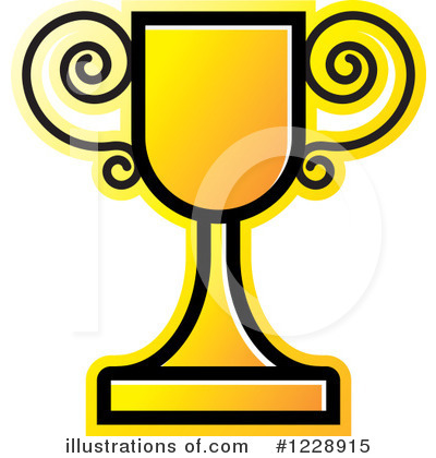 Royalty-Free (RF) Trophy Cup Clipart Illustration by Lal Perera - Stock Sample #1228915