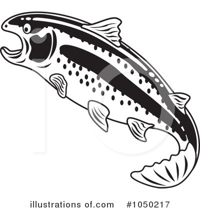 Royalty-Free (RF) Trout Clipart Illustration by Andy Nortnik - Stock Sample #1050217