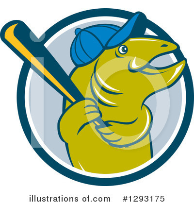 Royalty-Free (RF) Trout Clipart Illustration by patrimonio - Stock Sample #1293175