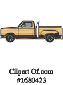 Truck Clipart #1680423 by Vector Tradition SM