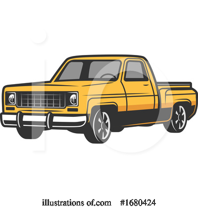 Royalty-Free (RF) Truck Clipart Illustration by Vector Tradition SM - Stock Sample #1680424