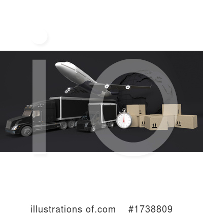 Royalty-Free (RF) Truck Clipart Illustration by KJ Pargeter - Stock Sample #1738809