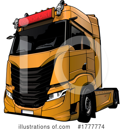 Royalty-Free (RF) Truck Clipart Illustration by dero - Stock Sample #1777774