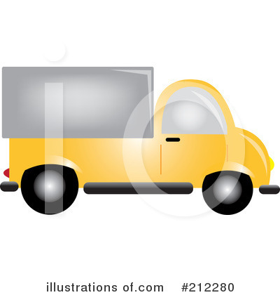 Royalty-Free (RF) Truck Clipart Illustration by Pams Clipart - Stock Sample #212280