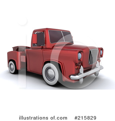 Royalty-Free (RF) Truck Clipart Illustration by KJ Pargeter - Stock Sample #215829