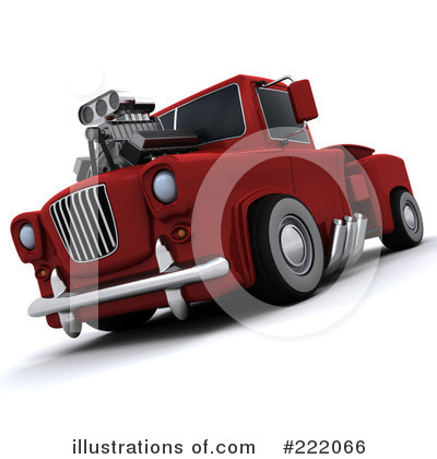 Royalty-Free (RF) Truck Clipart Illustration by KJ Pargeter - Stock Sample #222066
