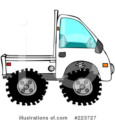 Royalty-Free (RF) Truck Clipart Illustration by djart - Stock Sample #223727
