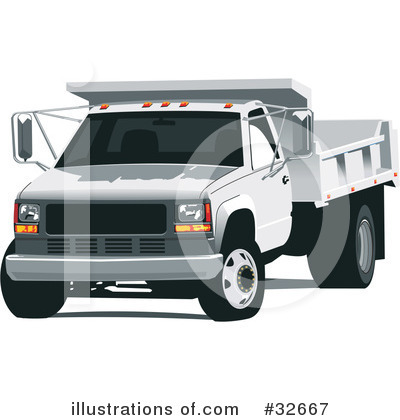 Royalty-Free (RF) Truck Clipart Illustration by David Rey - Stock Sample #32667