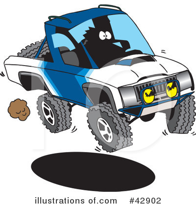 Jeep Clipart #42902 by Dennis Holmes Designs