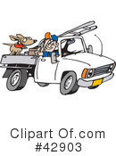 Truck Clipart #42903 by Dennis Holmes Designs