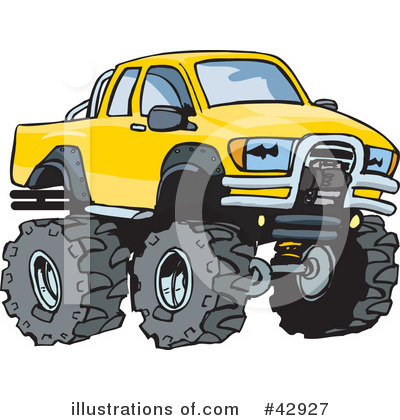 Truck Clipart #42927 by Dennis Holmes Designs