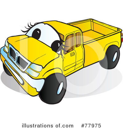 Royalty-Free (RF) Truck Clipart Illustration by Snowy - Stock Sample #77975