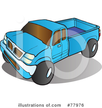 Royalty-Free (RF) Truck Clipart Illustration by Snowy - Stock Sample #77976