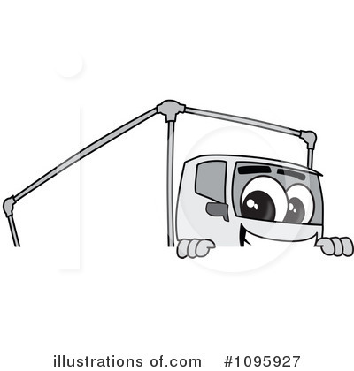 Royalty-Free (RF) Truck Mascot Clipart Illustration by Mascot Junction - Stock Sample #1095927