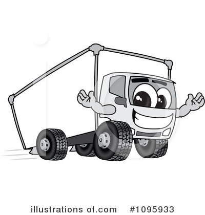 Truck Mascot Clipart #1095933 by Mascot Junction