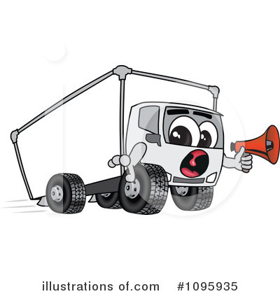 Truck Mascot Clipart #1095935 by Mascot Junction