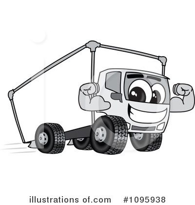 Big Rig Clipart #1095938 by Mascot Junction