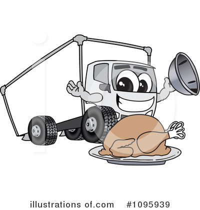 Big Rig Clipart #1095939 by Mascot Junction