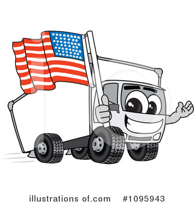 Truck Mascot Clipart #1095943 by Mascot Junction