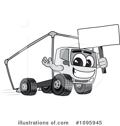 Big Rig Clipart #1095945 by Mascot Junction