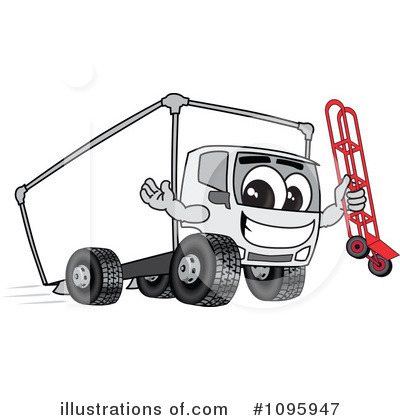 Big Rig Clipart #1095947 by Mascot Junction