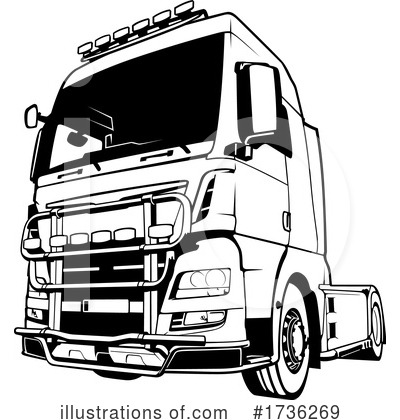Royalty-Free (RF) Trucking Clipart Illustration by dero - Stock Sample #1736269