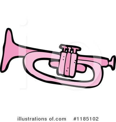 Royalty-Free (RF) Trumpet Clipart Illustration by lineartestpilot - Stock Sample #1185102