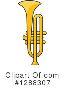 Trumpet Clipart #1288307 by Vector Tradition SM