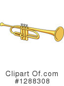 Trumpet Clipart #1288308 by Vector Tradition SM