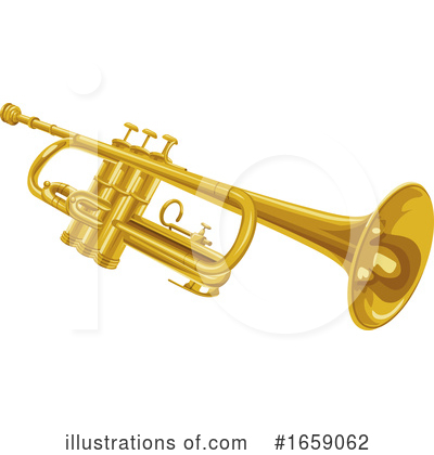 Royalty-Free (RF) Trumpet Clipart Illustration by Morphart Creations - Stock Sample #1659062