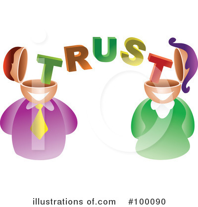 Royalty-Free (RF) Trust Clipart Illustration by Prawny - Stock Sample #100090