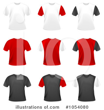 Royalty-Free (RF) Tshirts Clipart Illustration by vectorace - Stock Sample #1054080