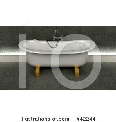 Royalty-Free (RF) Tub Clipart Illustration by KJ Pargeter - Stock Sample #42244