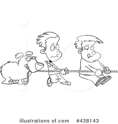 Tug Of War Clipart #438143 - Illustration by toonaday